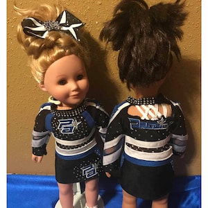 18&quot; doll replica cheer uniform and jersey