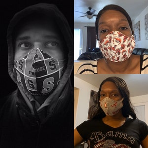 Sport themed Face mask, Please read item description before placing order