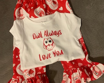 Owl Always Love you Valentine shirts for girls and boys