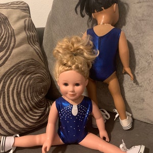 18” doll Gymnastics leotard