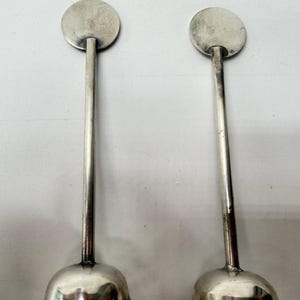 Zestaw 2 zaparzaczy do herbaty Christian Dell Teesieb Versilbert Bauhaus Art Deco w stylu vintage zdjęcie 3