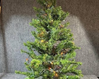 Vintage 35-inch kerstboom met muzieklichtstreng doos 1993 – Tweedehands