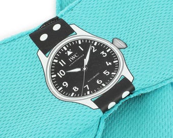 Luvas de corrida inspiradas na Fórmula 1, na cor turquesa – Luvas de piloto de automobilismo com design de relógio estilo IWC – Acessórios para cosplay de corrida