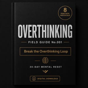 Werkboek tegen piekeren | Mentale helderheid, reset je geest (30 dagen PDF-download)