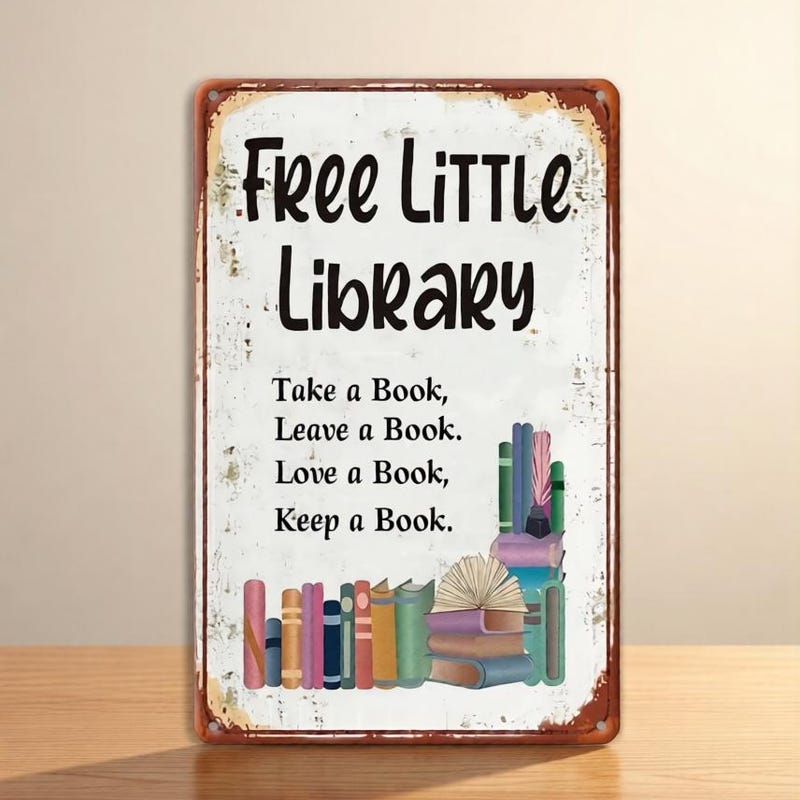 Little Free Library Sign - Etsy
