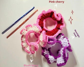 Handmade crochet scrunchie꣑ৎ