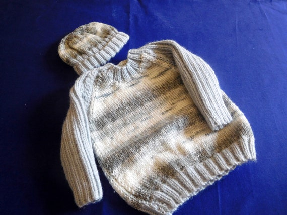 cream baby jumper