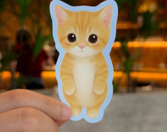PVC-Vinylaufkleber mit Katzenmotiv