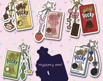 Pocky Schmuckstück Dekor Aufkleber Set