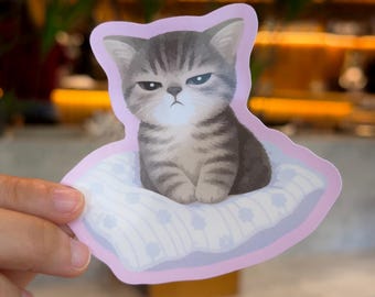 PVC-Vinylaufkleber mit Katzenmotiv