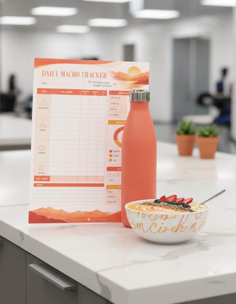 Nutrition Journal PDF, Macro Tracking Fitness Log Template, Diet Planner - Etsy