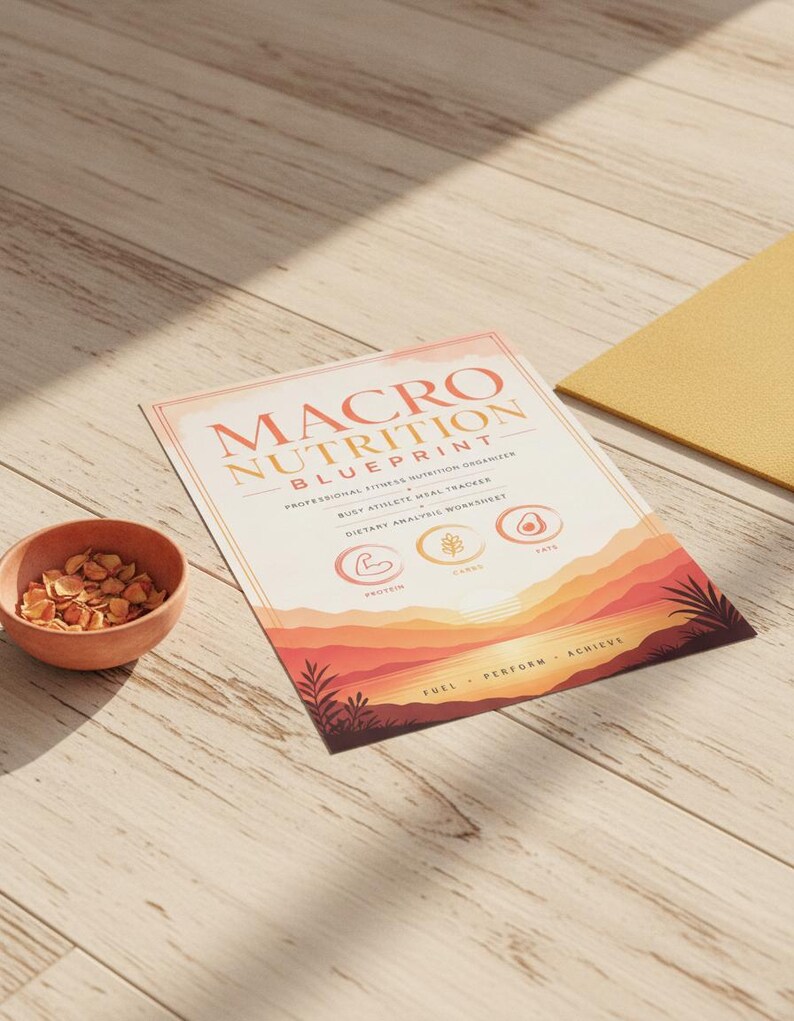 Nutrition Journal PDF, Macro Tracking Fitness Log Template, Diet Planner - Etsy