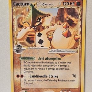 cacturne pokemon card - Sun & Moon - Celestial Storm - the Defending Pokmon is now Paralyzed 002-050-SM4S-B - Pokemon Card -