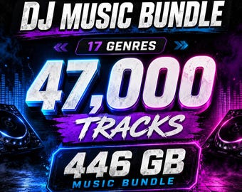 Pacchetto di musica per DJ / 47.000 brani, 17 generi, 446 GB (download digitale)