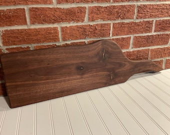 Handmade Walnut Charcuterie Board with Handle