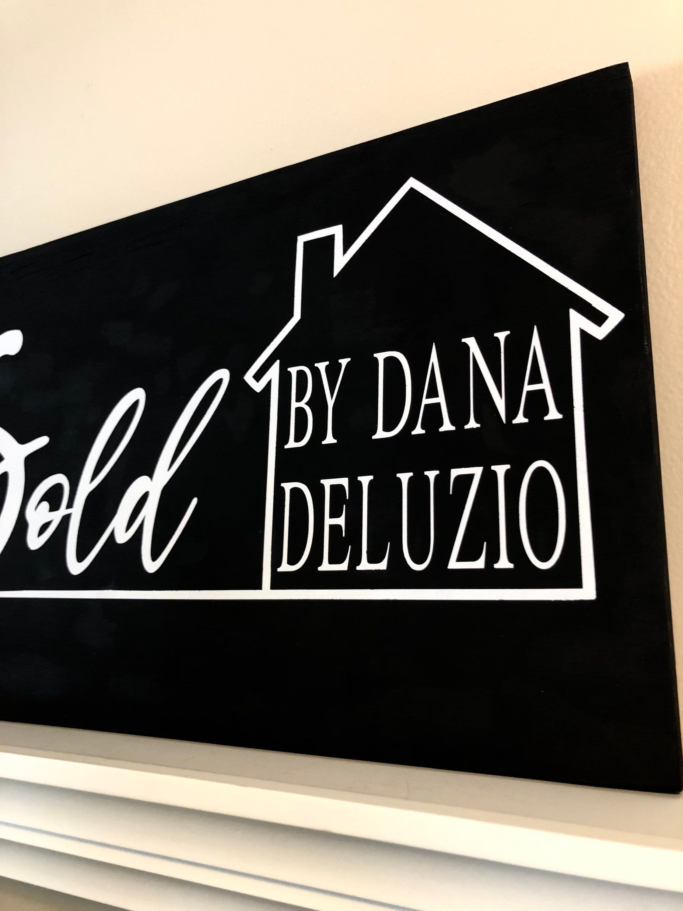 Personalized Sold by Realtor Real Estate Agent Signs New | Etsy