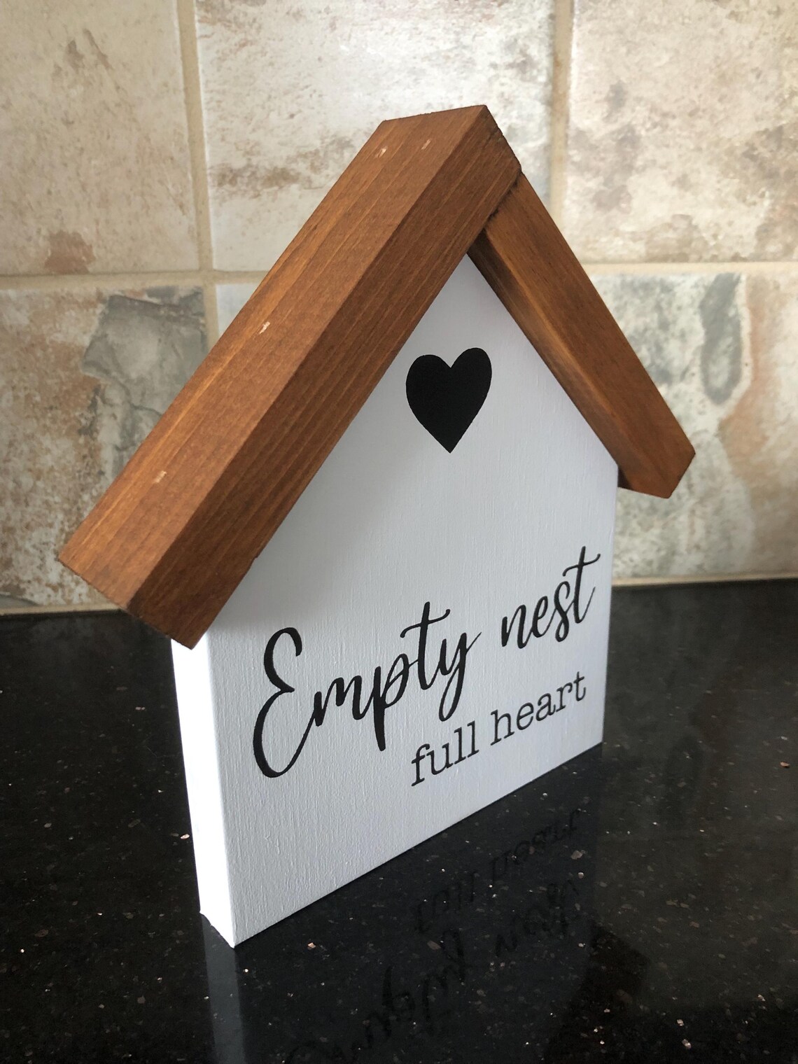 Empty Nester Sign Empty Nest Full Heart Sign: Farmhouse Decor, Parent Gift - Etsy