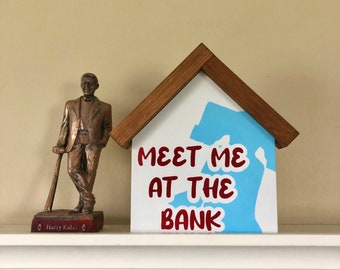 Meet Me At The Bank | Philadelphia Baseball Sign | Ring The Bell | Broad Street Bomber | Philly Sport Team Decor | Gift For Philly Sport Fan