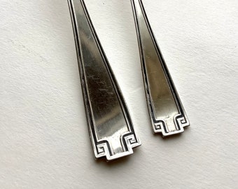 Etruscan Dinner Fork OR Teaspoon, Sterling Silver Gorham Edwardian Greek Key