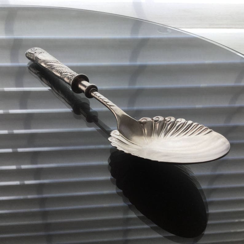 Siren Serving Spoon 1891 Rogers Belle Epoque Victorian Silverplate