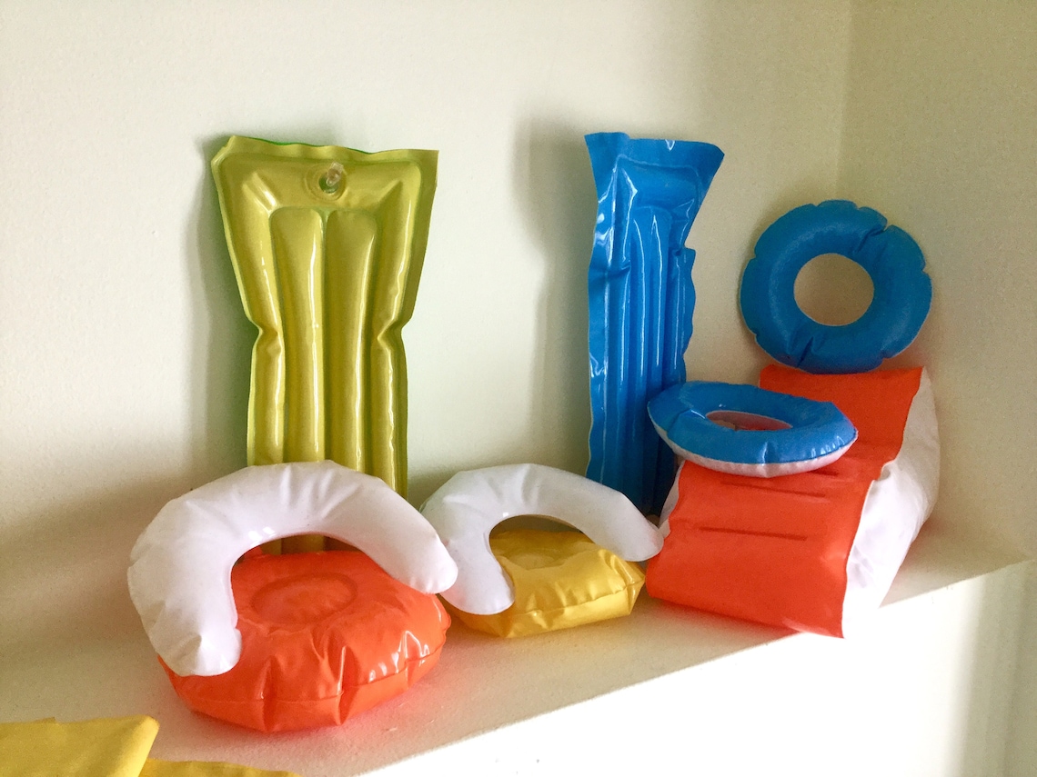 Barbie Doll Pool Inflatables Blow Up Puff n Play Lounge | Etsy