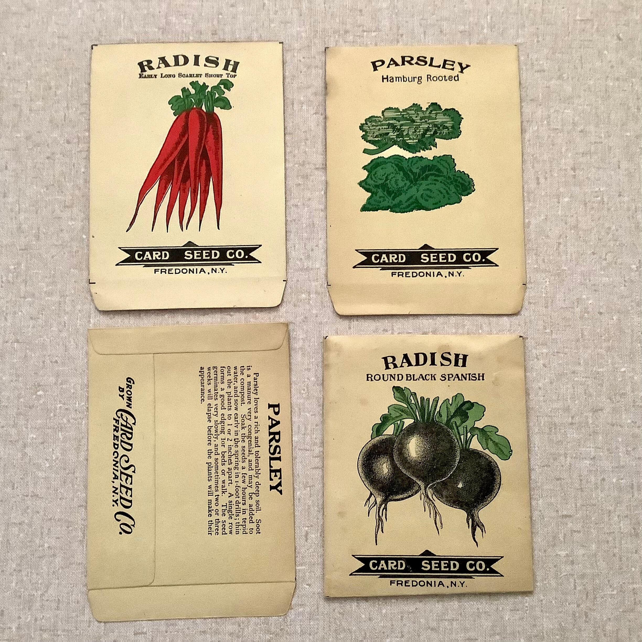26 Vintage Flower Seed Packets 1940s 1950s Antique Flowers Old