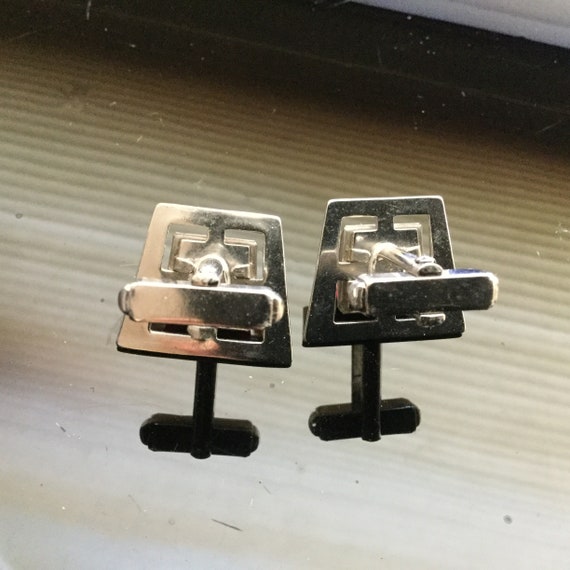 Geometric Ruby Cuff Links: Isosceles Trapezoid Re… - image 4