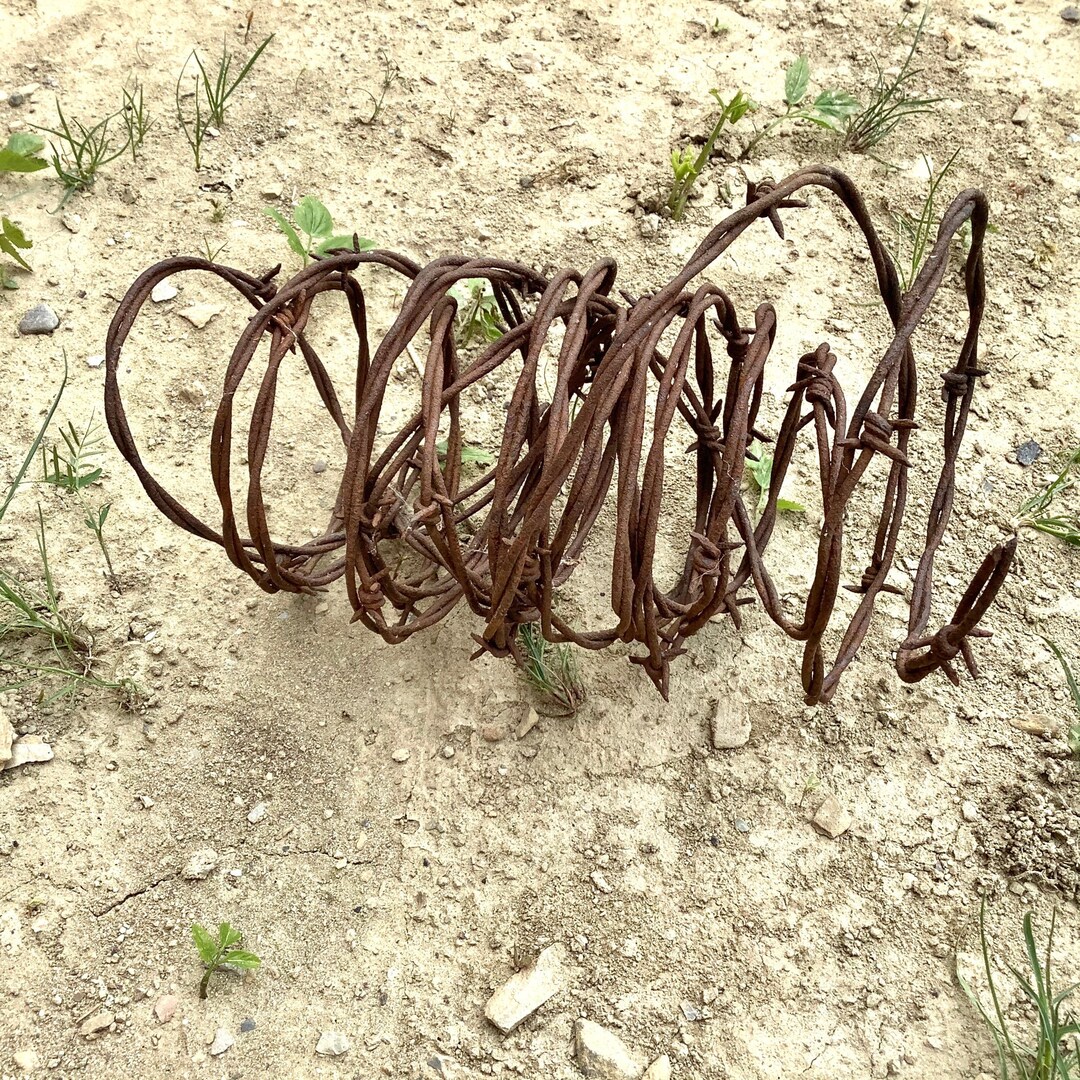 Rustic Vintage Barbed Wire, Country Western 1 Lb Rusty Maine Farm Find ...