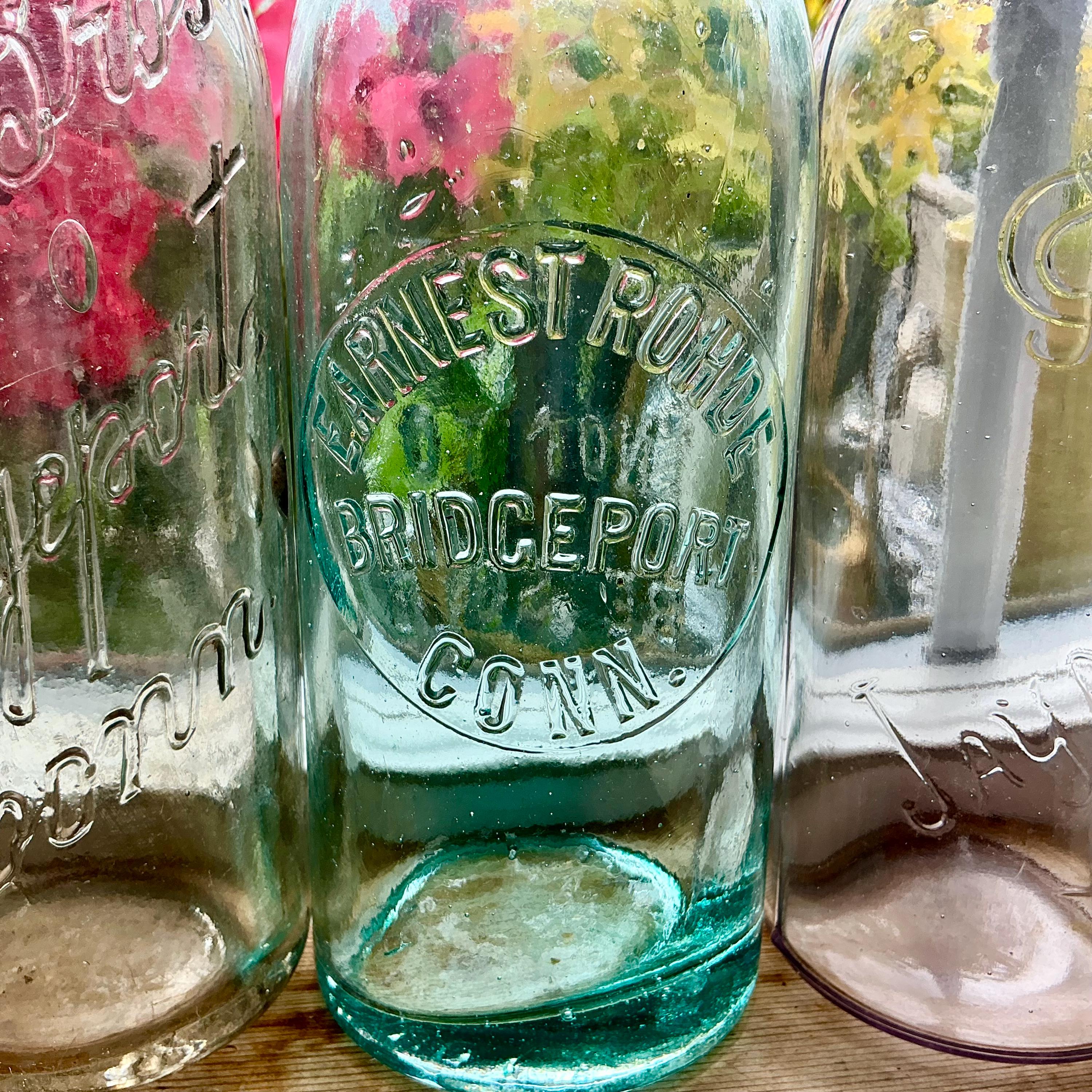 Blue Vintage Blob Top Bottle - Etsy