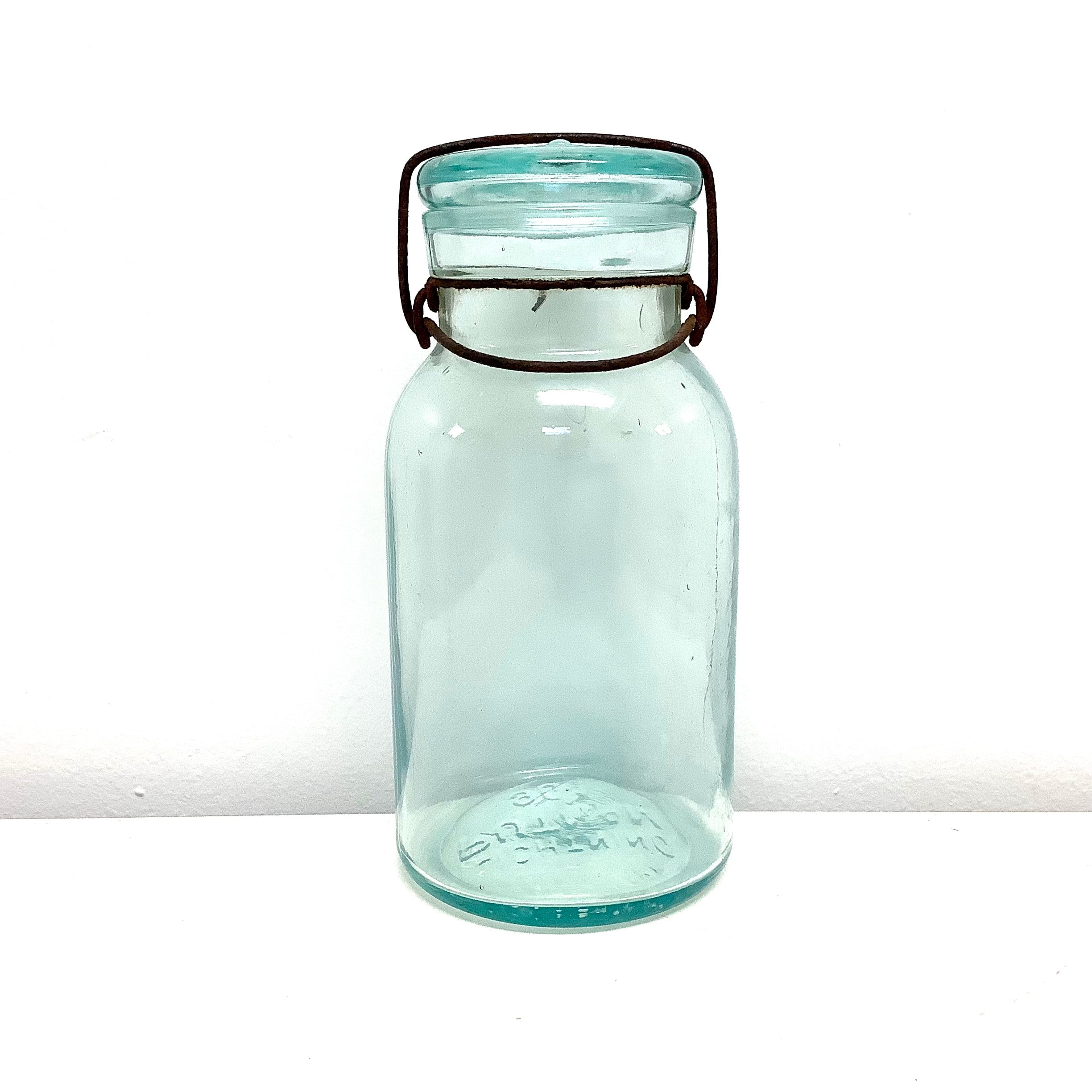 20 Oz Glass Jars with Airtight Lids for Vanilla Extract, 6 Pack
