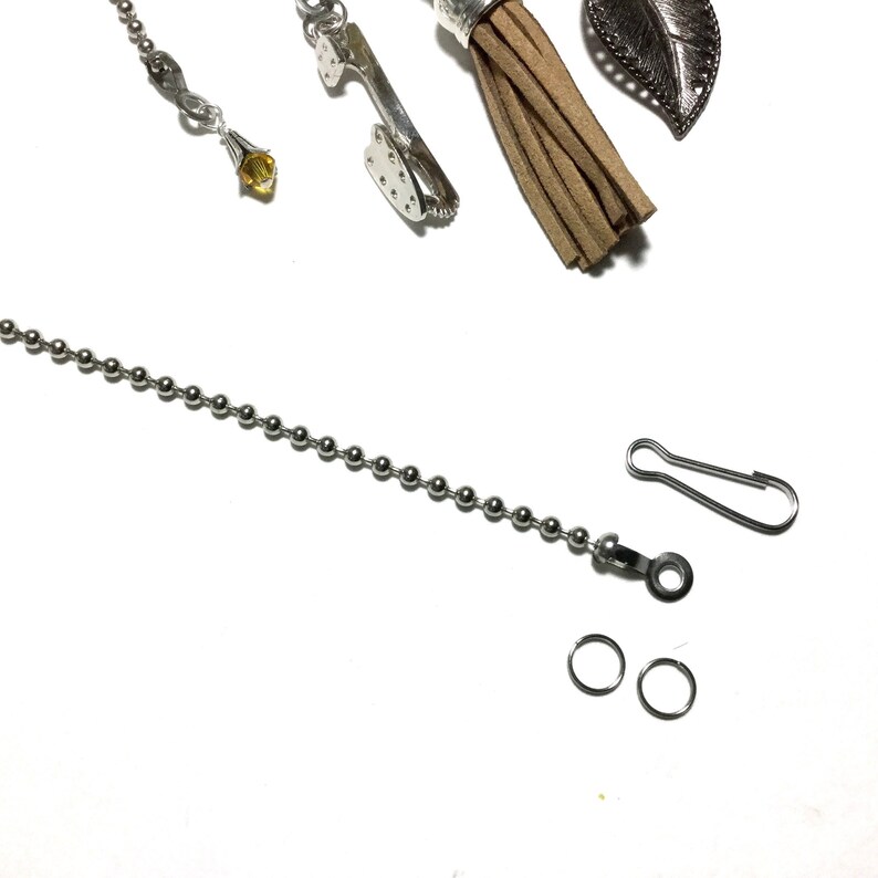 Lamp Pull Kit Silver Ball Chain DIY Light Pull Chain String Etsy