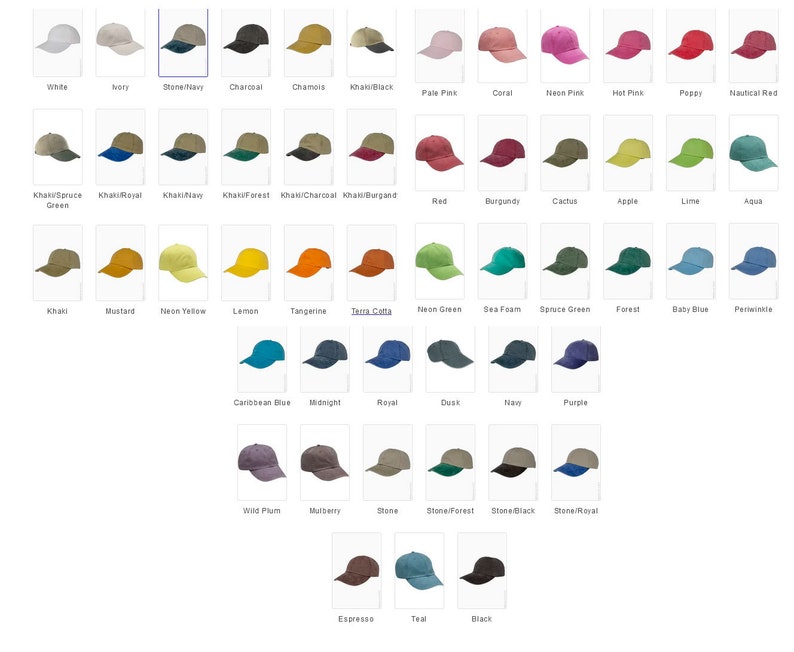 Monogrammed Hats Monogrammed Pigment Dyed Hats Initial Hats - Etsy