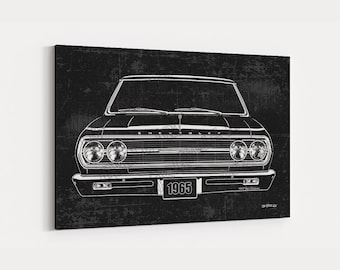 1967 Chevy Chevelle Convertible Garage Sign Wall Art Graphic Sticker