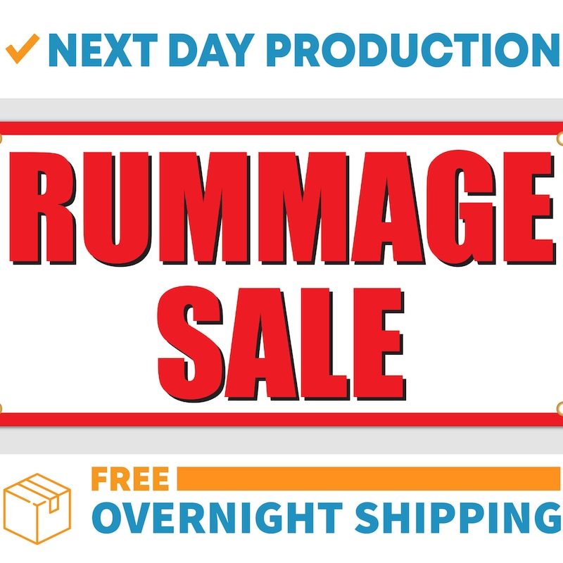 Rummage Sale Signs - Etsy