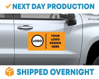 Vehicle Magnet Set - Custom - Full Color - Free Overnight Shipping - Next Day Production