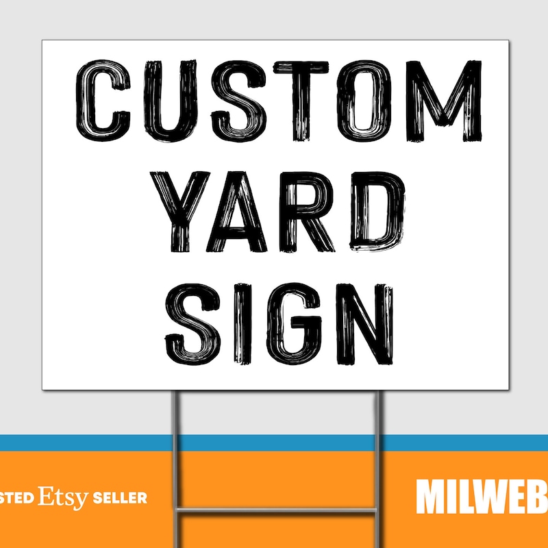 Custom Yard Sign - Etsy