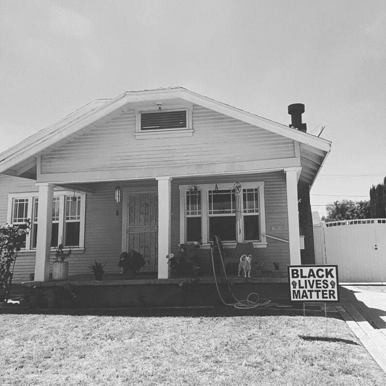 Free Overnight Shipping Sign Black Lives Matter BLM Fist Yard Signs 10 Pack with Stakes