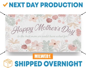 Mother's Day Personalized Banner, Decorations, Gift for Mom - Vinyl Banner - Sign