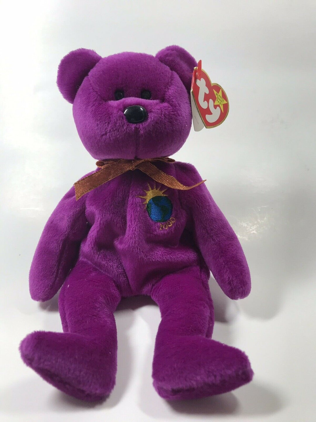 TY Beanie Baby Millennium Bear - 2000christmas Gift - Etsy
