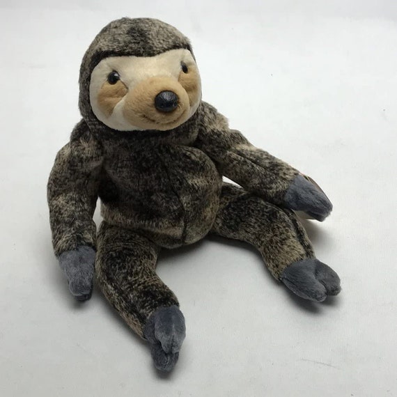 【廃盤・希少】Ty Beanie Babies スローポーク　ナマケモノ 2体 TY Beanie Baby Slowpoke the Sloth - Etsy