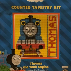 Thomas The Tank Engine Sampler Tapestry / Needlepoint Kit (1) - DMC - 6" x 6"