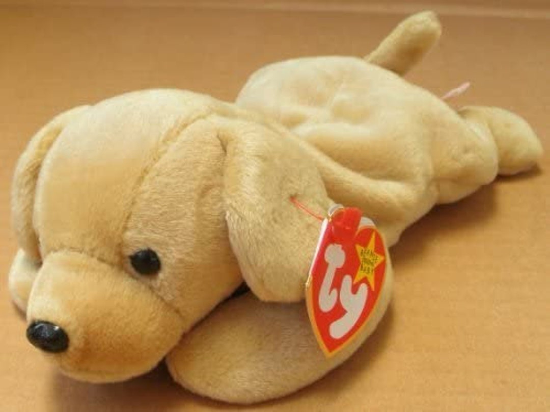 TY Beanie Baby Fetch the Golden Labrador Puppy Dog - Etsy