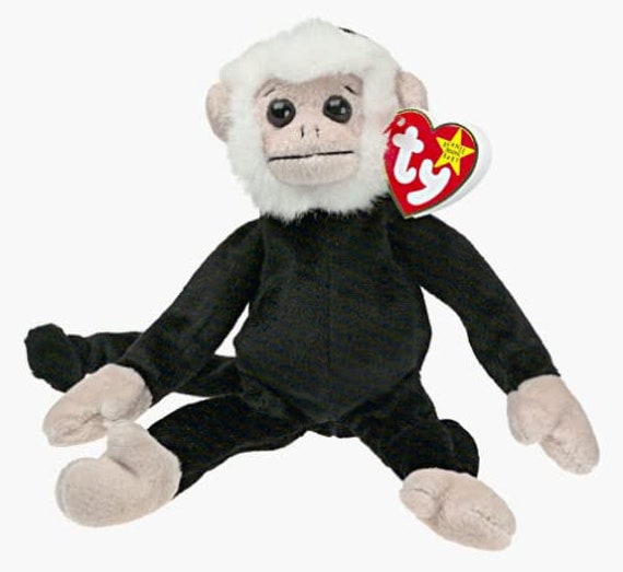 TY Beanie Baby Mooch the Gibbon monkey Etsy