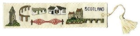 FO] My first cross stitch! I got this bookmark kit seven years ago on a  trip to Scotland and finally decided to pull it out and finish it a couple  weeks ago.