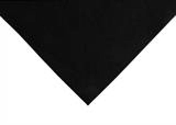 Tissu Feutre Acrylique Dos Collant Noir 23cm x 30cm -  France