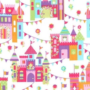 Fat Quarter Castle Town Brite 100% Cotton Quilting Fabric Michael Miller