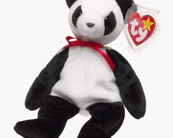 TY Beanie Baby Fortune - The Panda Teddy Bear