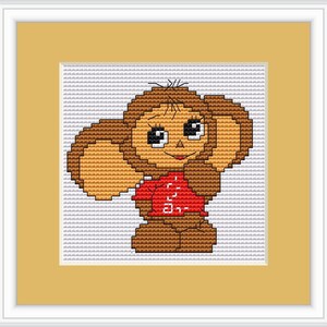 Mouse Cross Stitch Kit - Luca S - Beginner 8.5cm x 8cmChristmas Gift