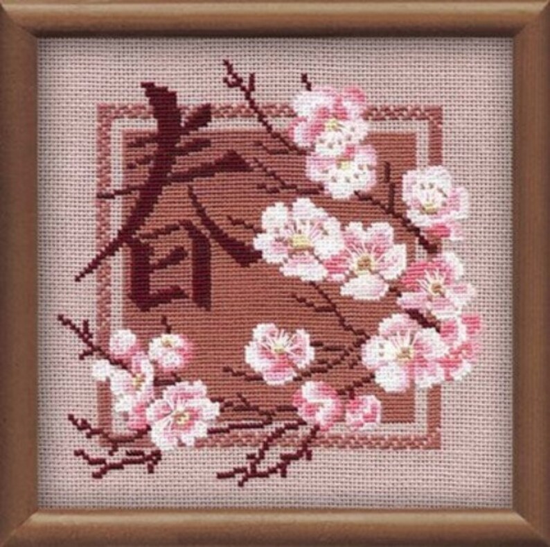 Spring Flowers Cross Stitch Kit Riolis 812 7.75 X Etsy