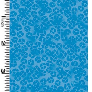 Fat Quarter Nobu Serene Blue Cotton Quilting Fabric Kona BayChristmas Gift
